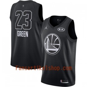 NBA Golden State Warriors Trikot Draymond Green 23 2018 All-Star Jordan Brand Schwarz Swingman - Herren